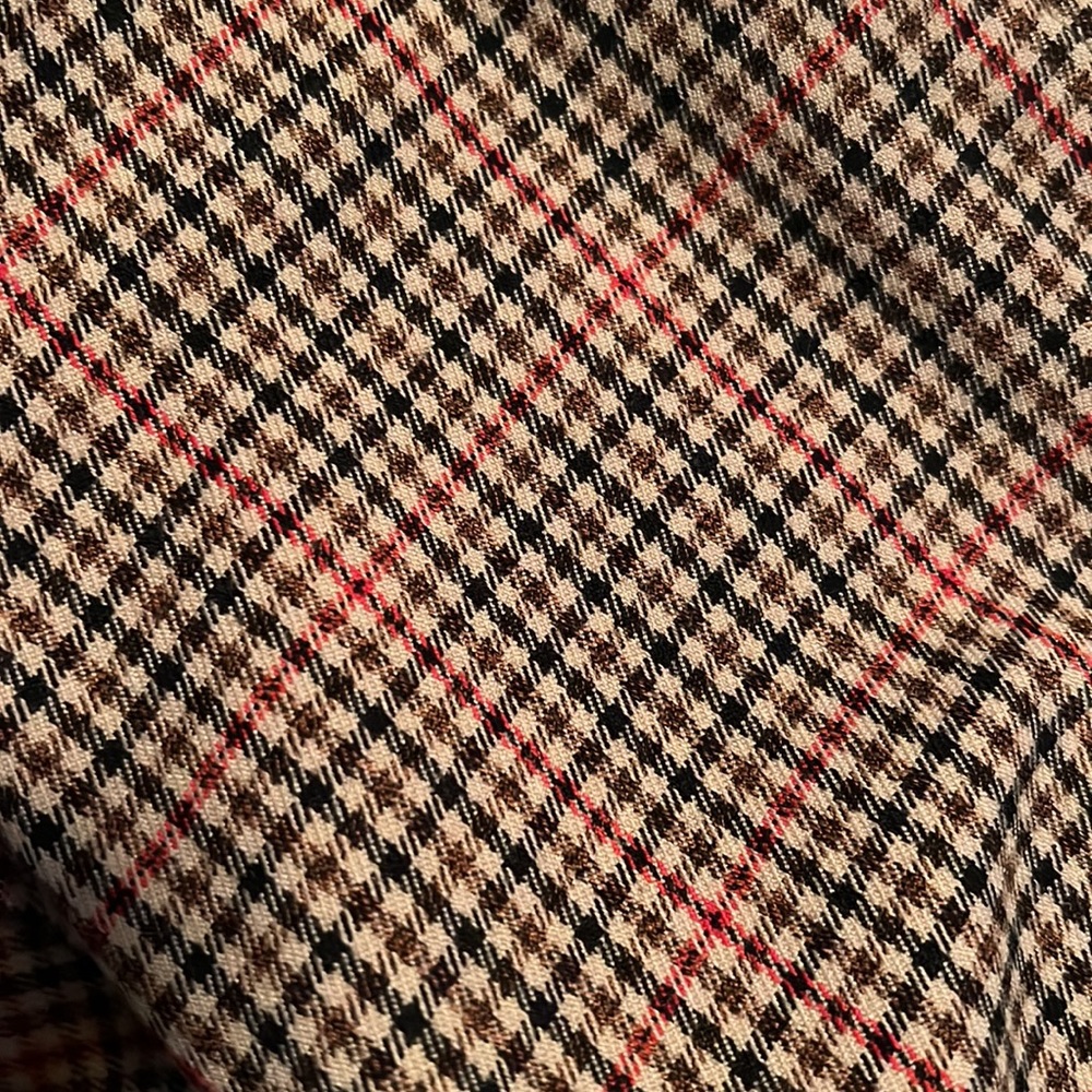 Plaid high waisted trousers! Size small - Picture 5 of 5
